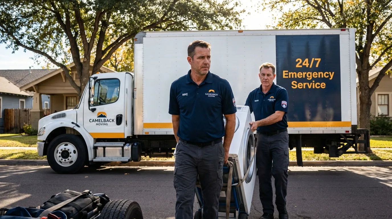CamelBack Moving crew loading furniture in Franklin Lakes, NJ