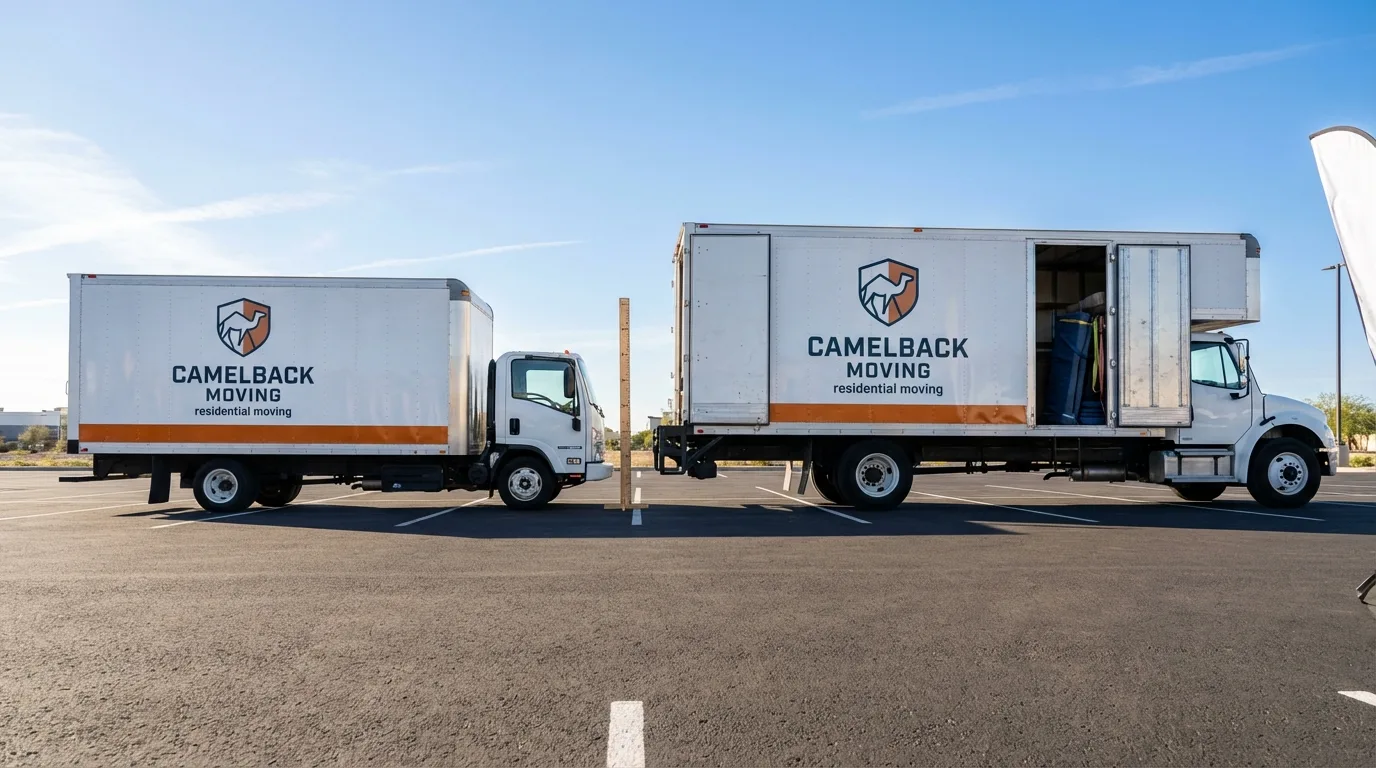 Moving truck size capacity guide in Franklin Lakes